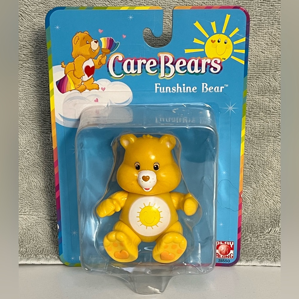 Vintage - Funshine Care Bear - Poseable action Figure